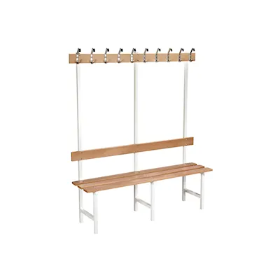 Sitzbank 70 buche/weiß / 150 cm
