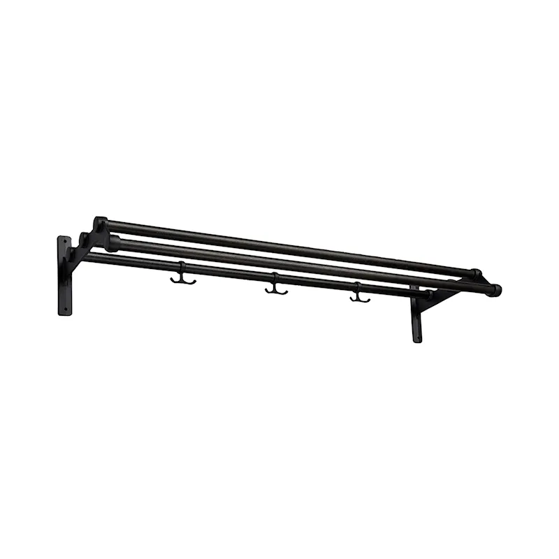 Nostalgi 291 hat rack Black stained oak Black-1
