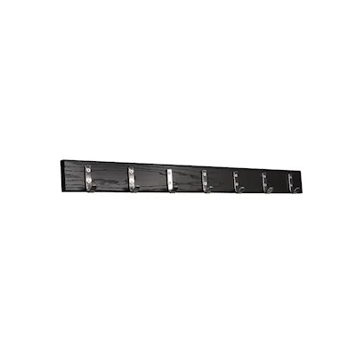 Knaggrekke 1 svart/krom / 120 cm