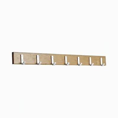 Hook strip 1 oak/white / 30 cm