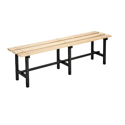 Bench 68 birch/black / 150 cm