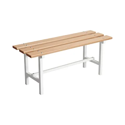 Bench 68 beech/white / 120 cm