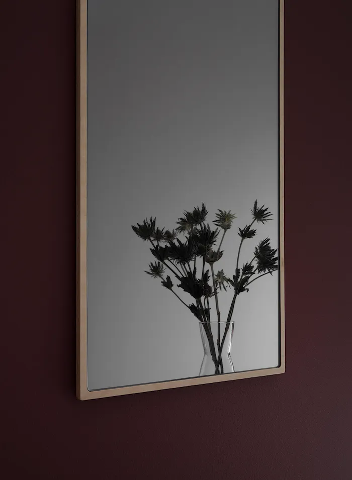 Tillbakablick mirror rectangular Red