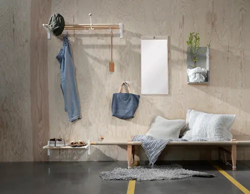 Tillbakablick spegel rektangulär Röd
