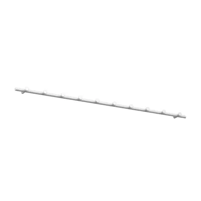 Classic hook strip white/white / 100 cm