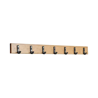 Knaggrekke 1 eik/svart / 105 cm