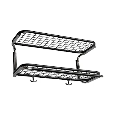 Classic hat rack black/chrome / 60 cm