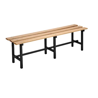 Bench 68 oak/black / 150 cm