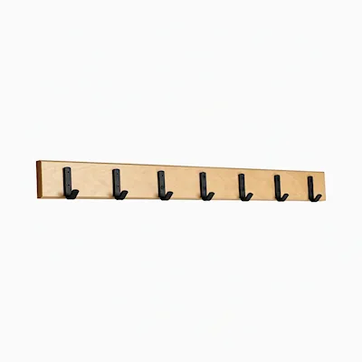 Hook strip 1 beech/black / 90 cm