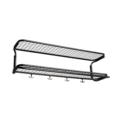 Classic hat rack black/black / 90 cm